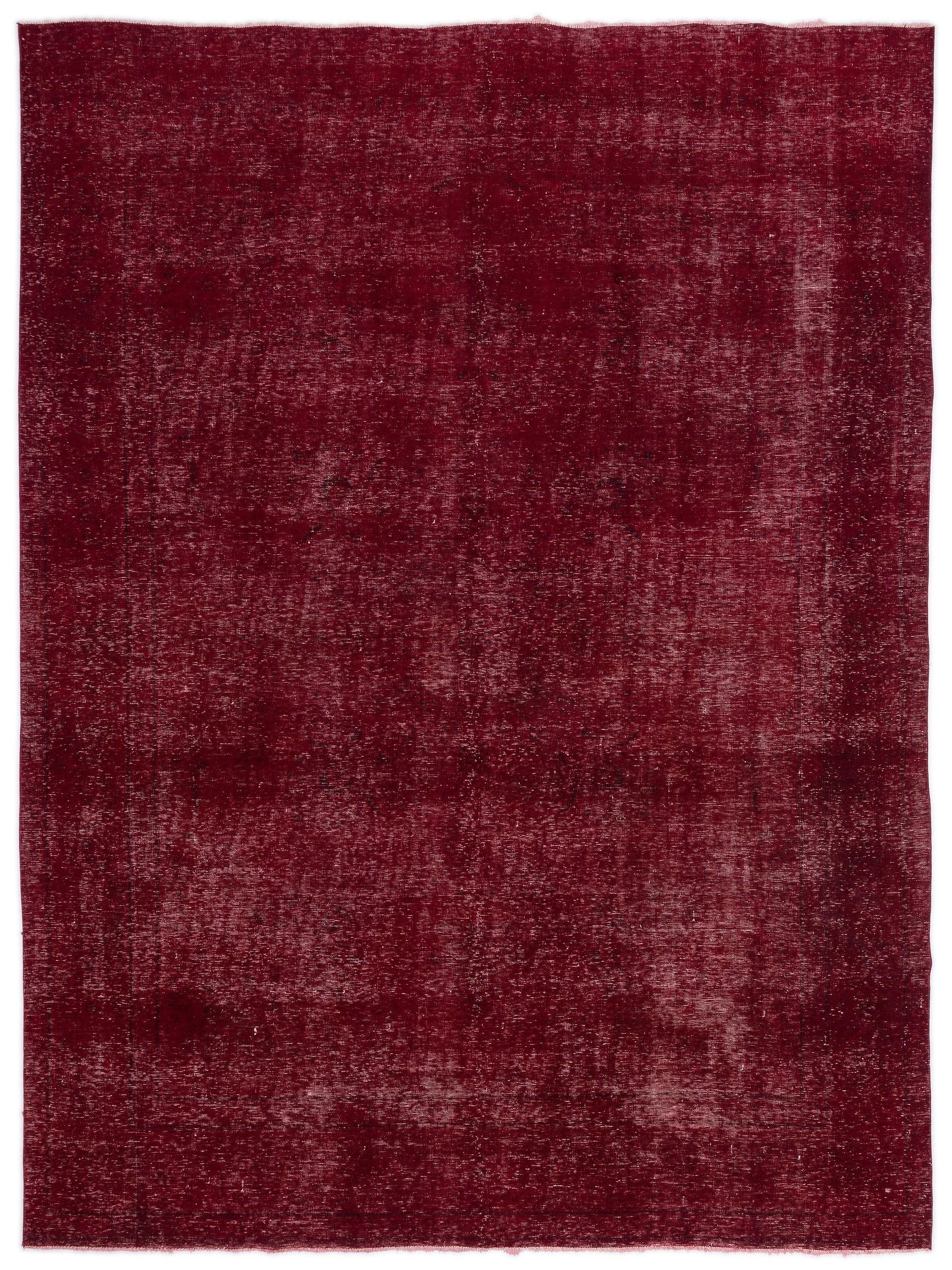Epir Red Vintage Wool Handmade Area Rug 9'4" x 12'8"