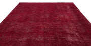 Epir Red Vintage Wool Handmade Area Rug 9'4" x 12'8"