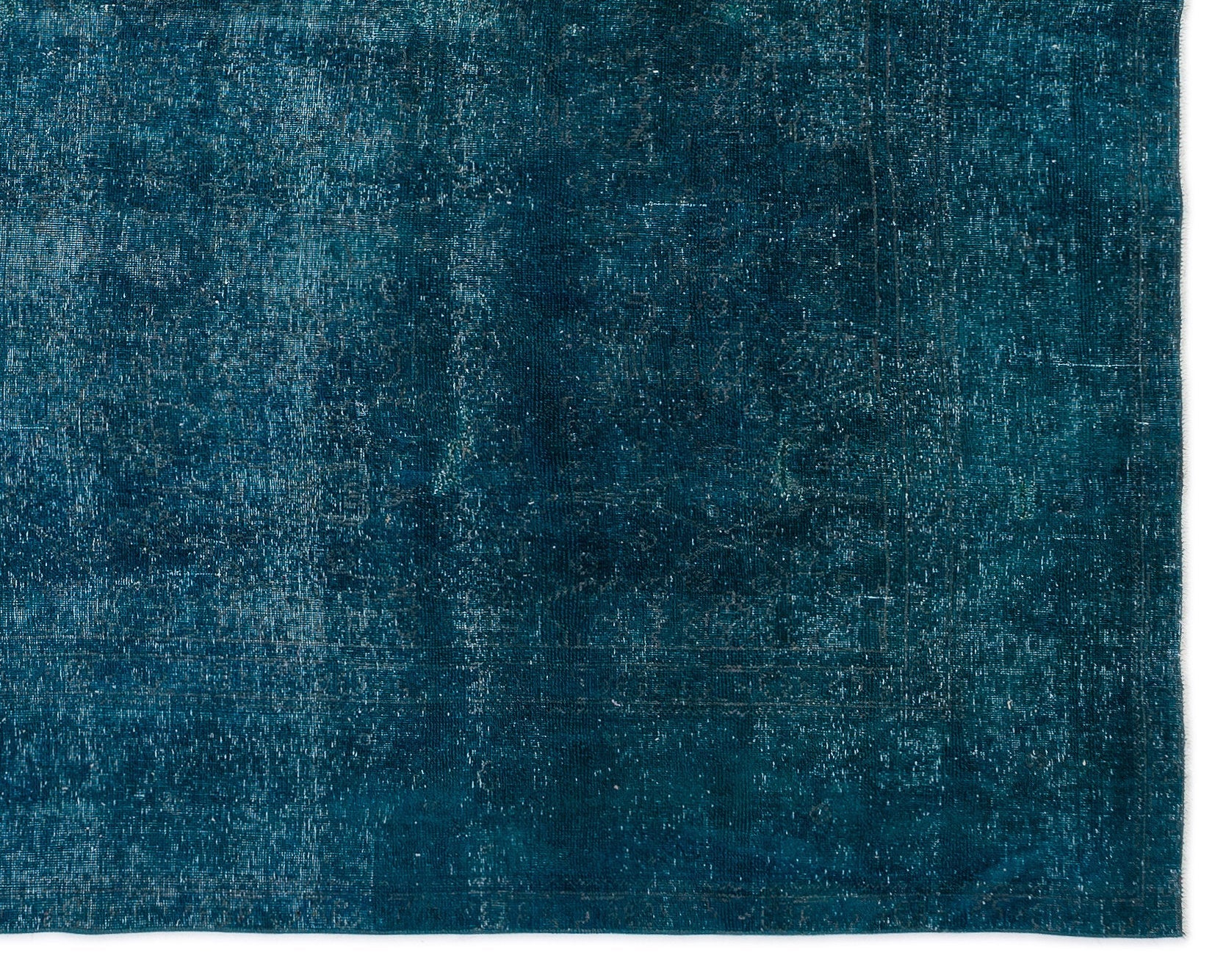 Epir Turquoise Vintage Wool Handmade Area Rug 9'7" x 12'0"