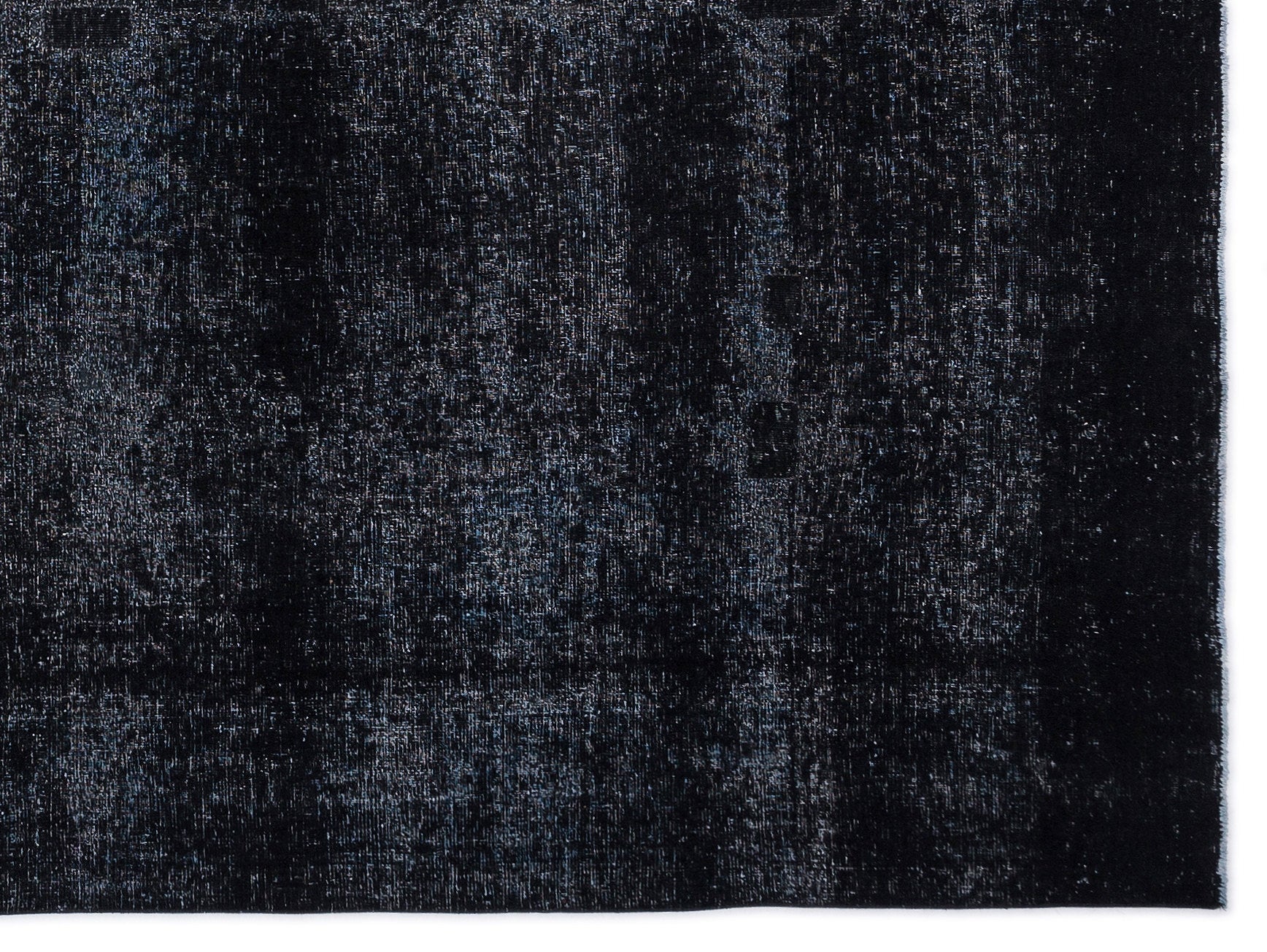 Epir Black Vintage Wool Handmade Area Rug 9'2" x 12'2"