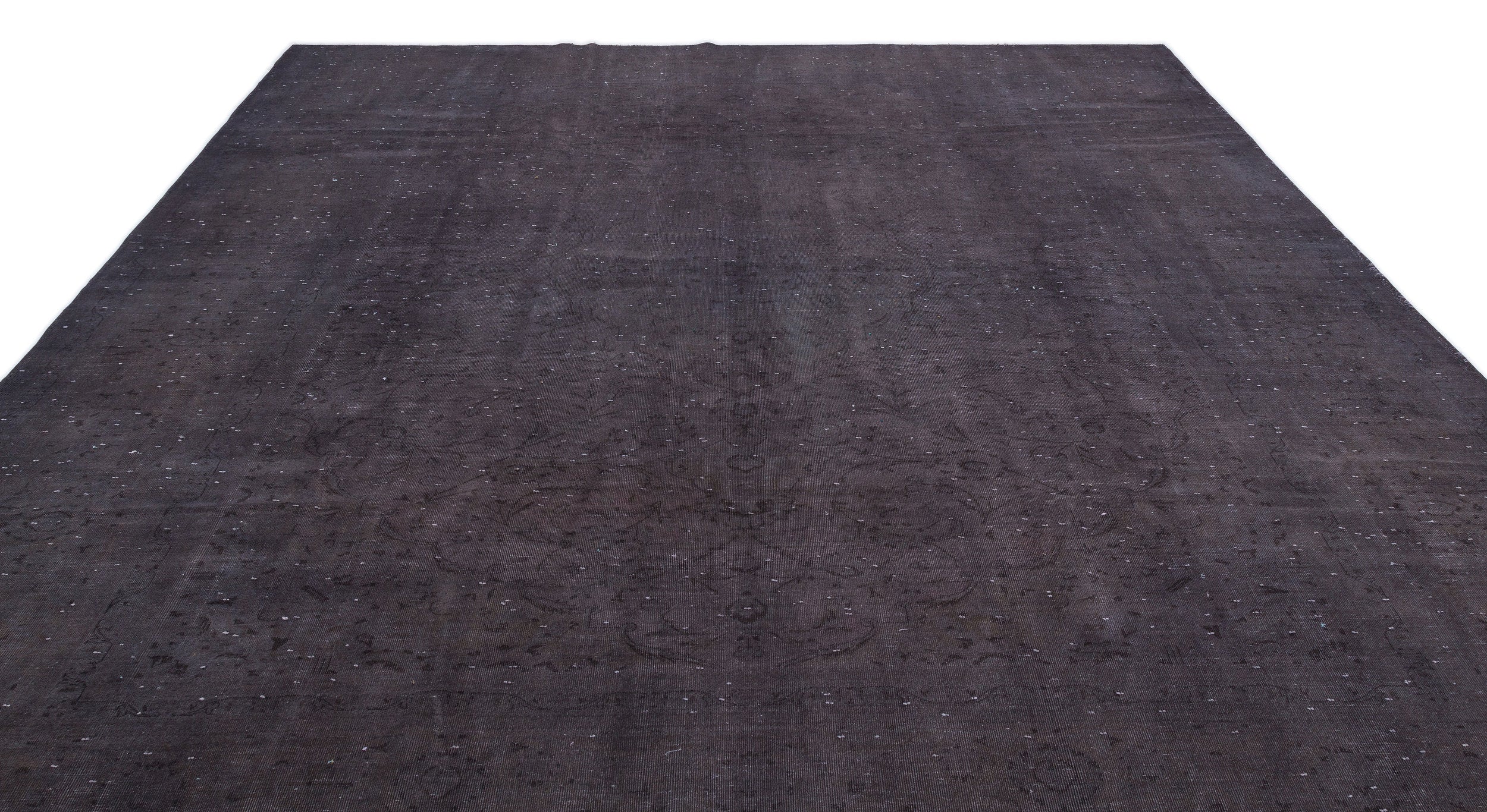 Epir Grey Vintage Wool Handmade Area Rug 9'8" x 13'2"