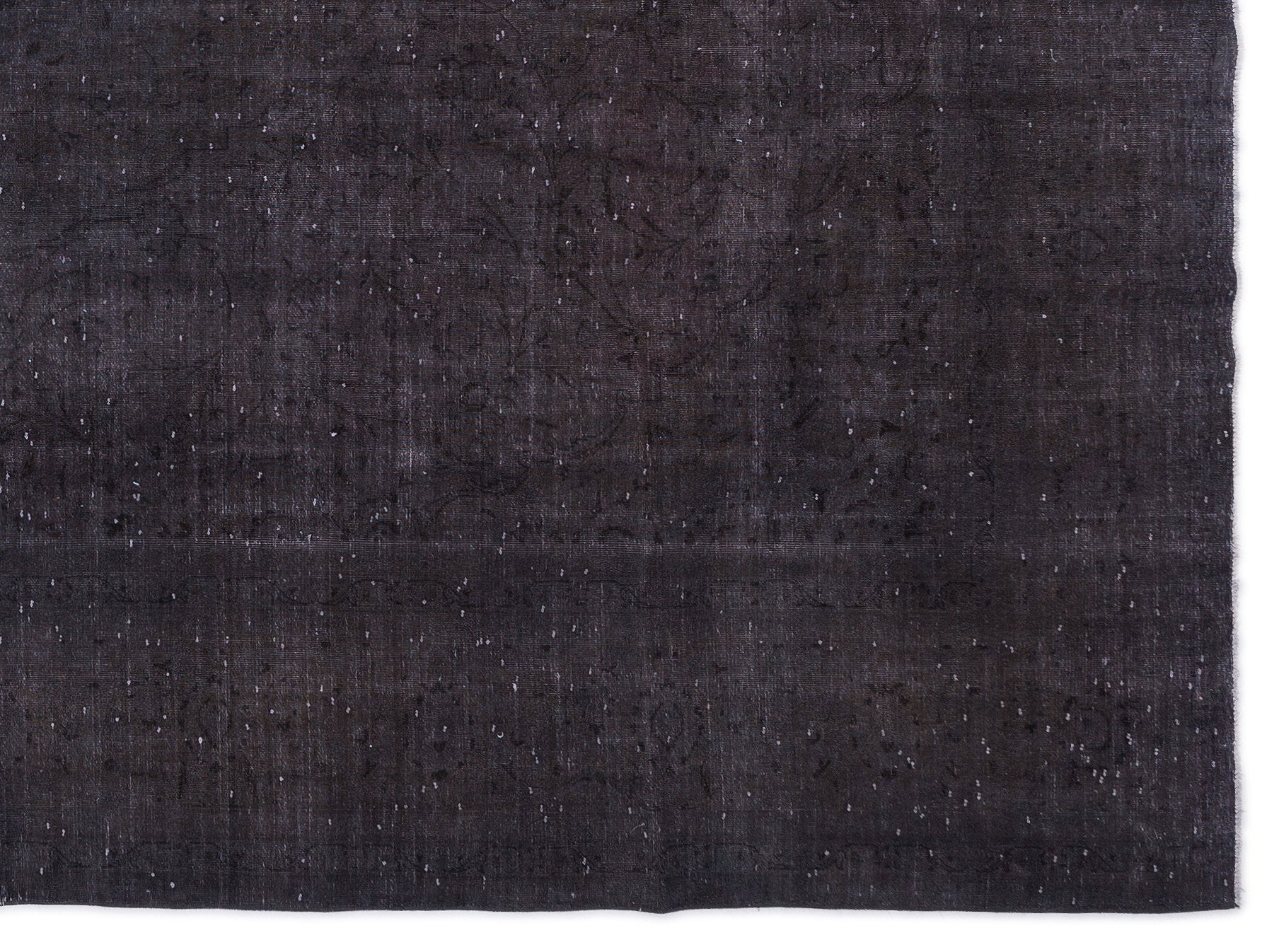 Epir Grey Vintage Wool Handmade Area Rug 9'8" x 13'2"