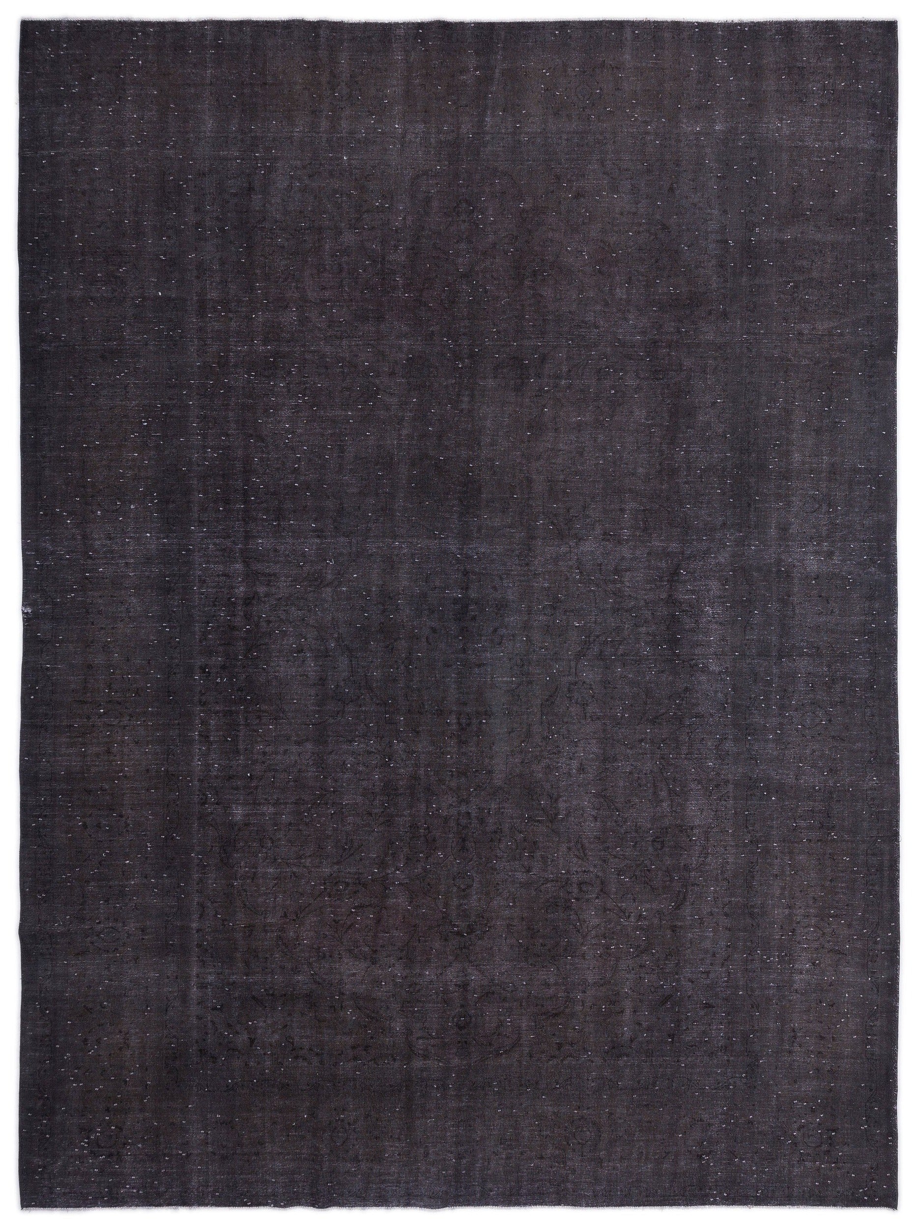 Epir Grey Vintage Wool Handmade Area Rug 9'8" x 13'2"