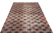 Atina Brown Vintage Wool Handmade Area Rug 5'3" x 8'5"