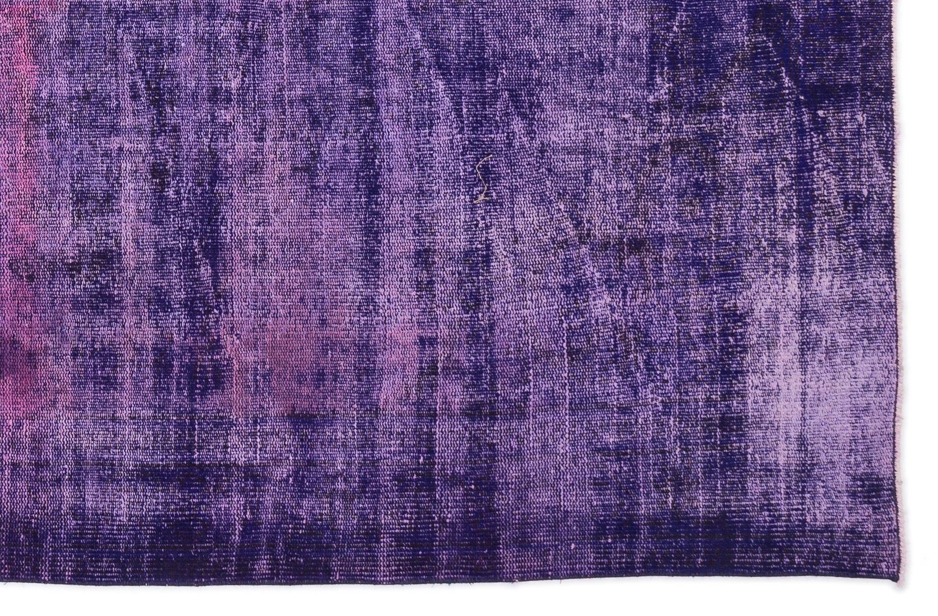 Atina Purple Vintage Wool Handmade Area Rug 5'7" x 8'8"