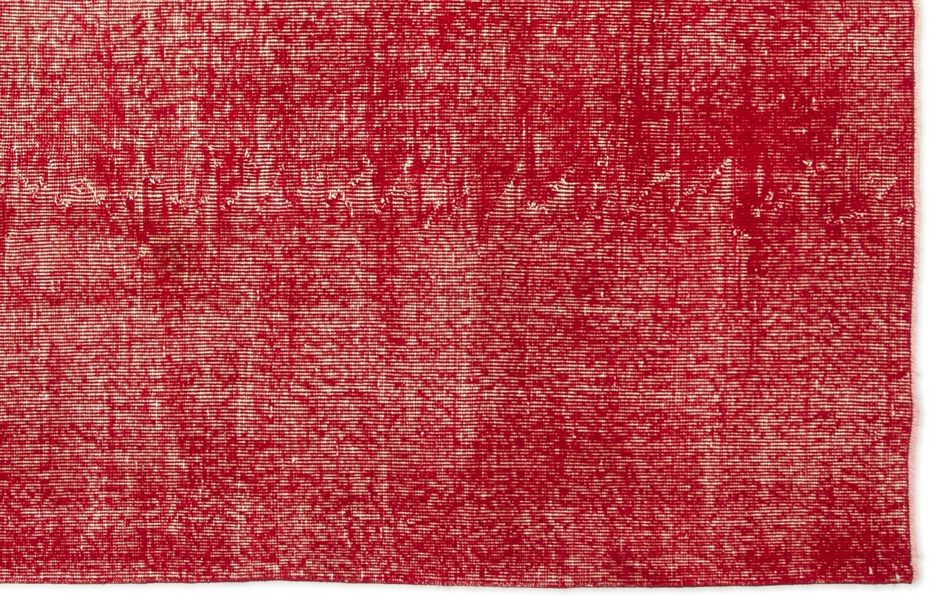 Atina Red Vintage Wool Handmade Area Rug 4'11" x 9'7"