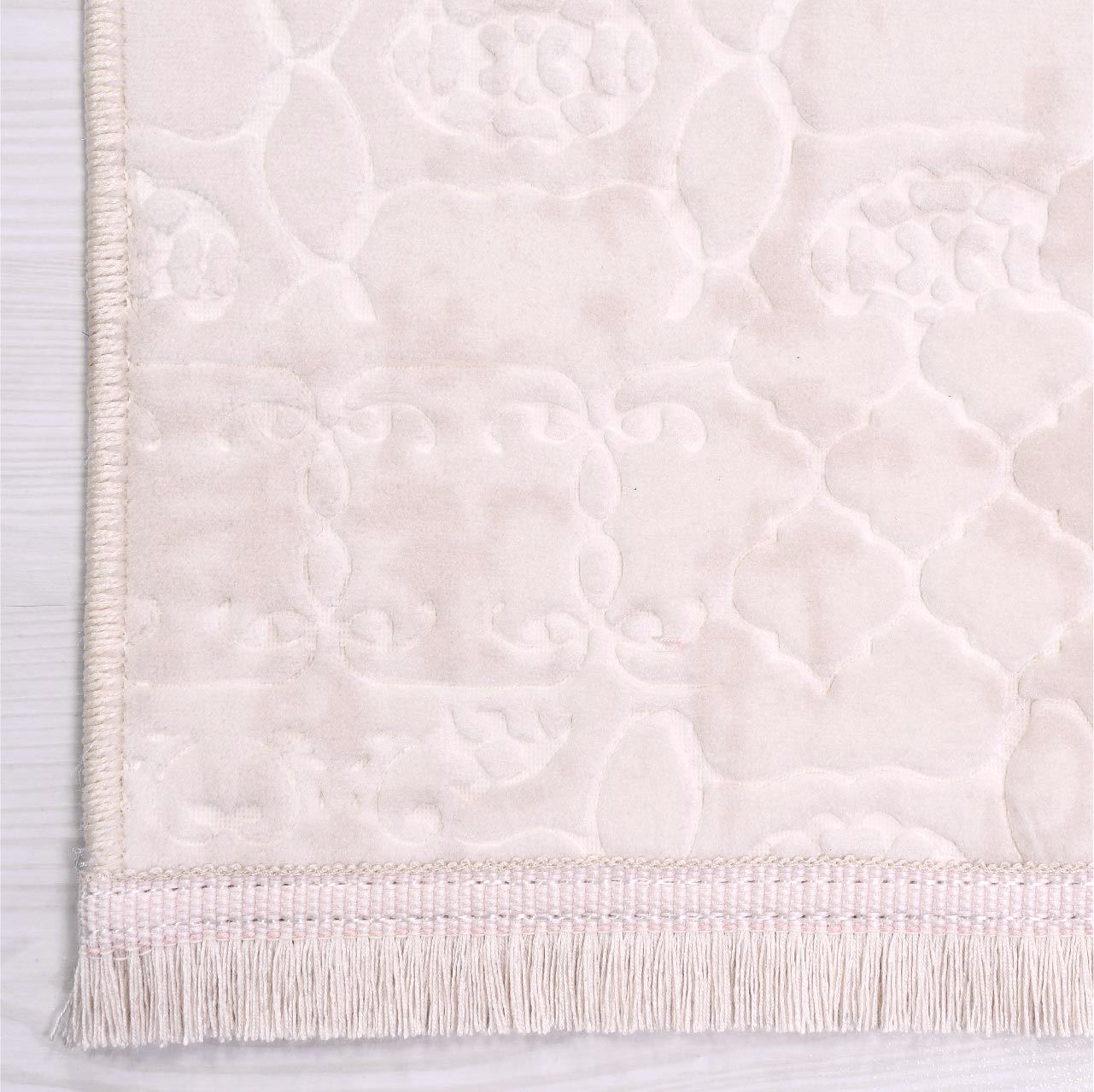 Natural Latex Area Rug – Modern Low Pile Rug with Cotton Woven Base, Non Slip