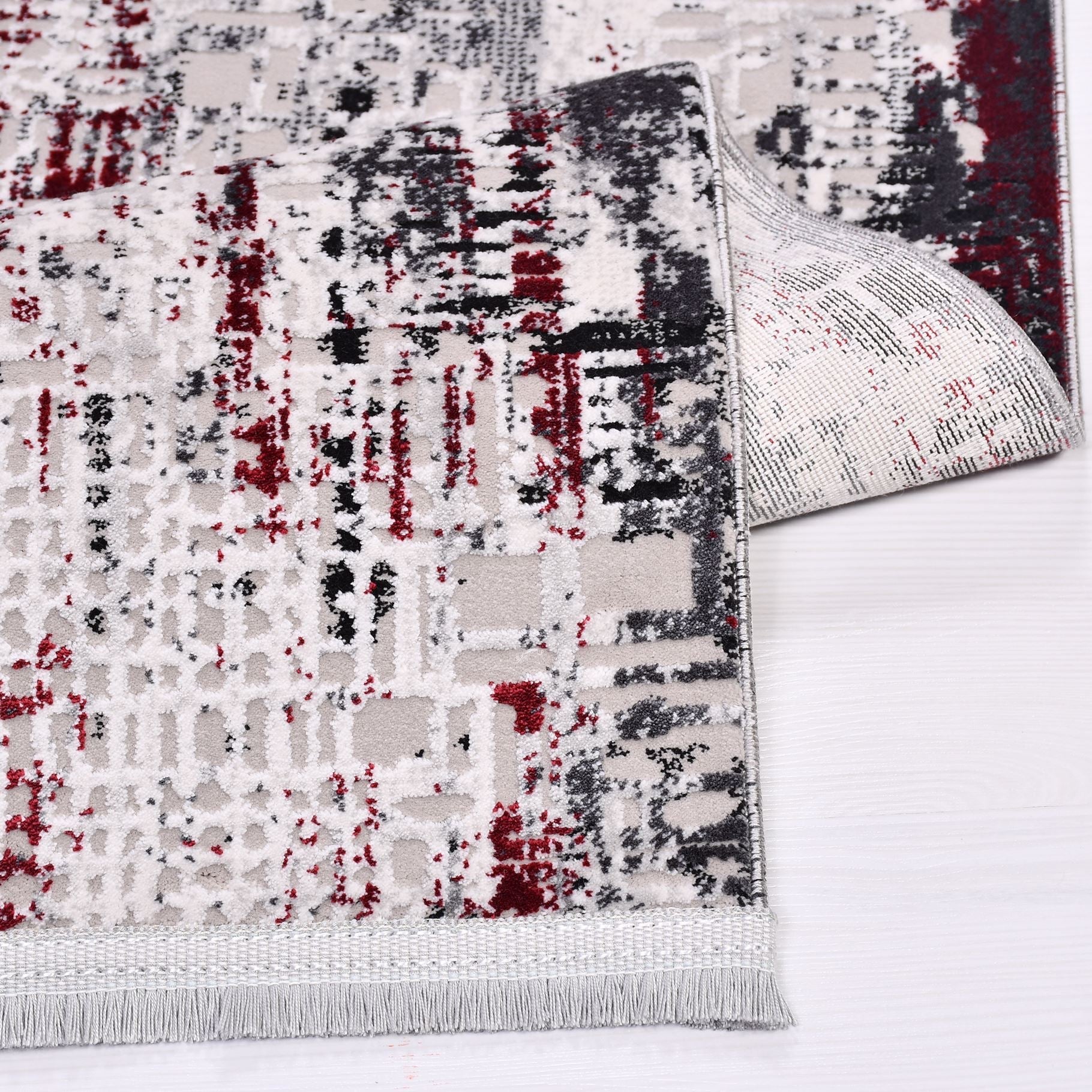 Modern Area Rug – Cream Machine Made Rug | Low Pile Flatweave Carpet