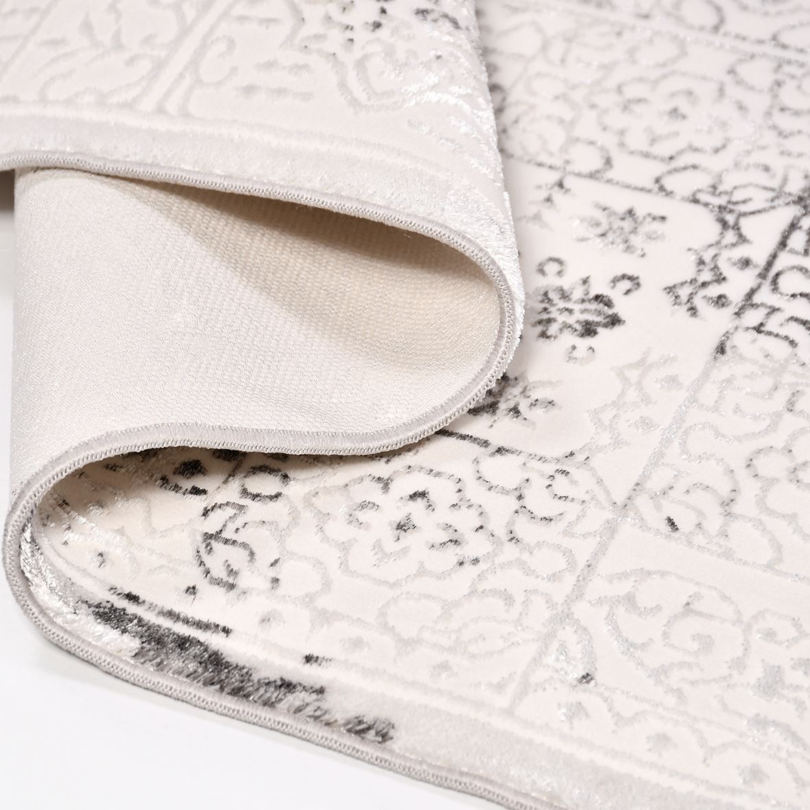 Beige Area Rug - Machine Made Rug | Classic 6mm Pile Carpet for Living Room