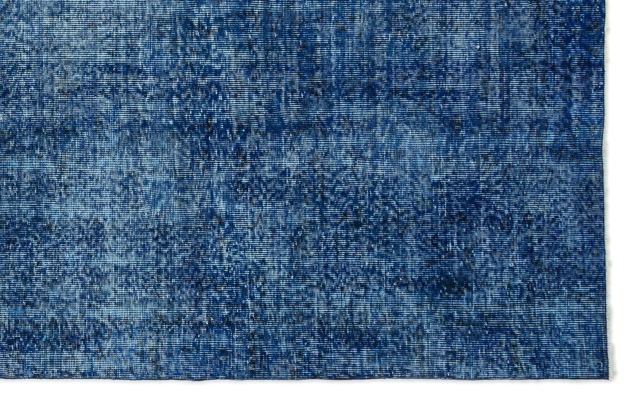 Atina Blue Vintage Wool Handmade Area Rug 6'0" x 9'6"