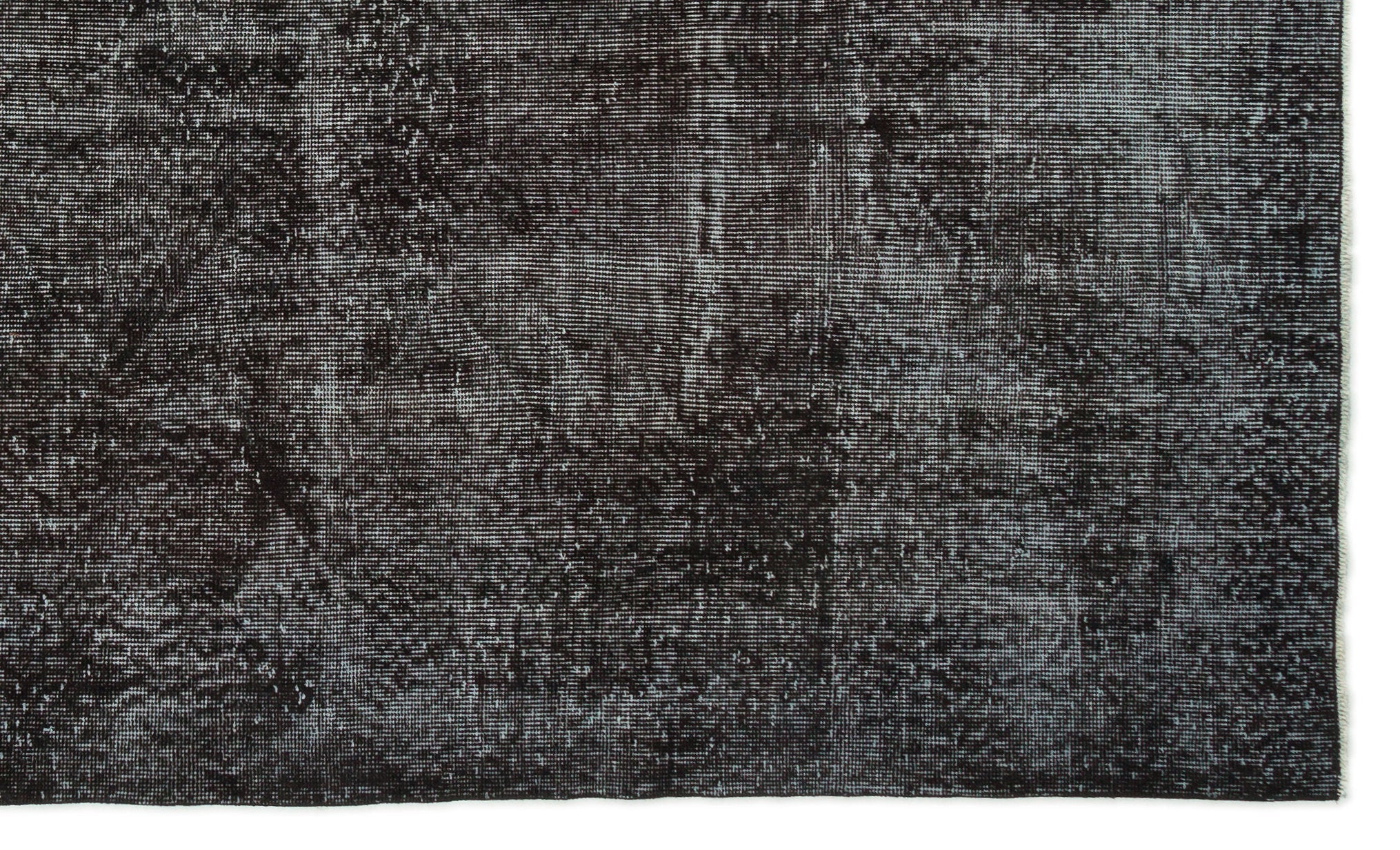 Atina Black Vintage Wool Handmade Area Rug 5'6" x 9'4"