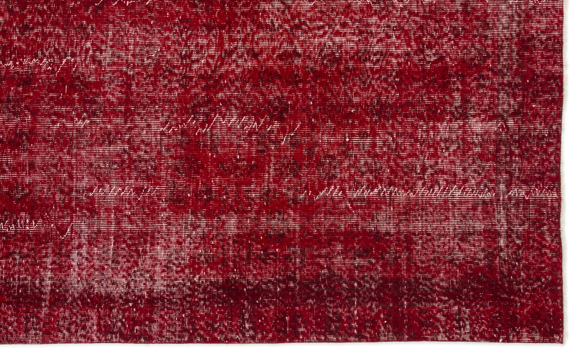 Atina Red Vintage Wool Handmade Area Rug 5'10" x 9'7"