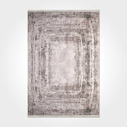 Modern Area Rug – Machine Made Cream Flatweave Rug with Laser Cut Edges