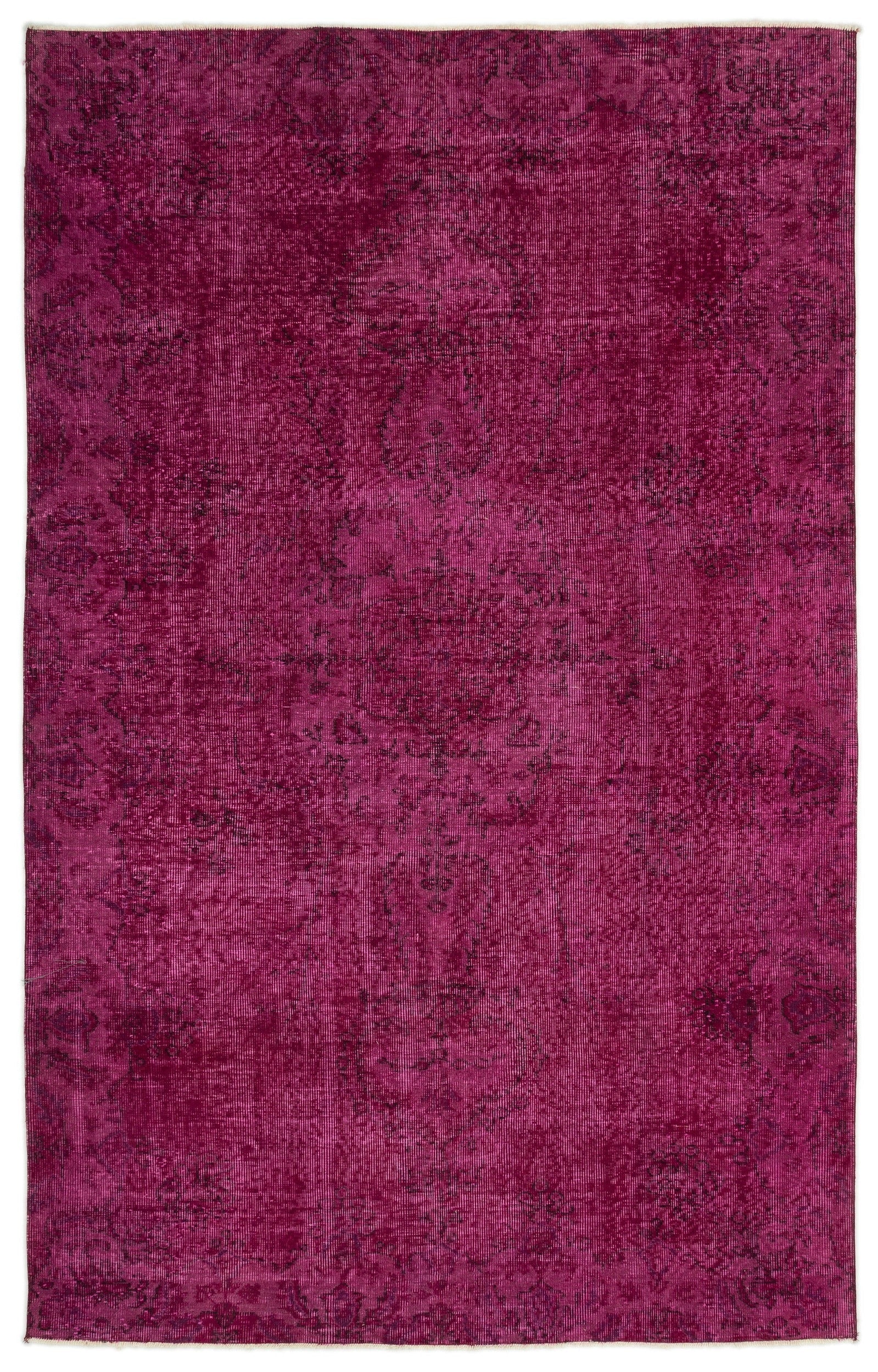 Atina Red Vintage Wool Handmade Area Rug 5'9" x 9'2"