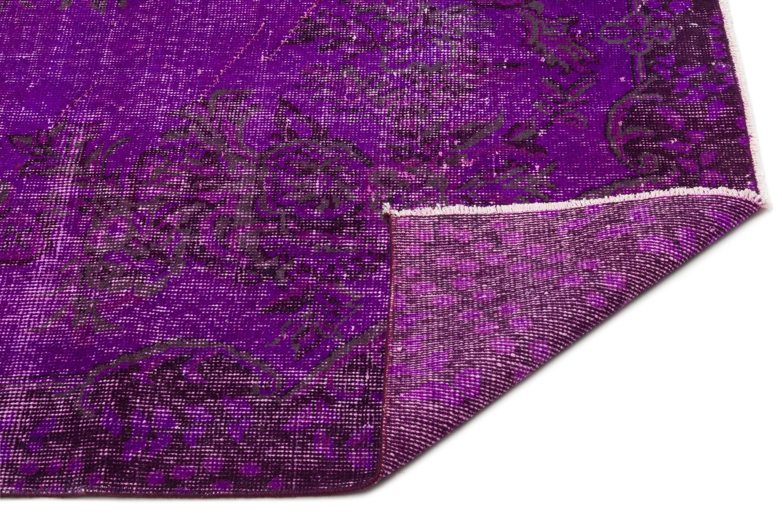 Atina Pink Vintage Wool Handmade Area Rug 5'11" x 9'1"