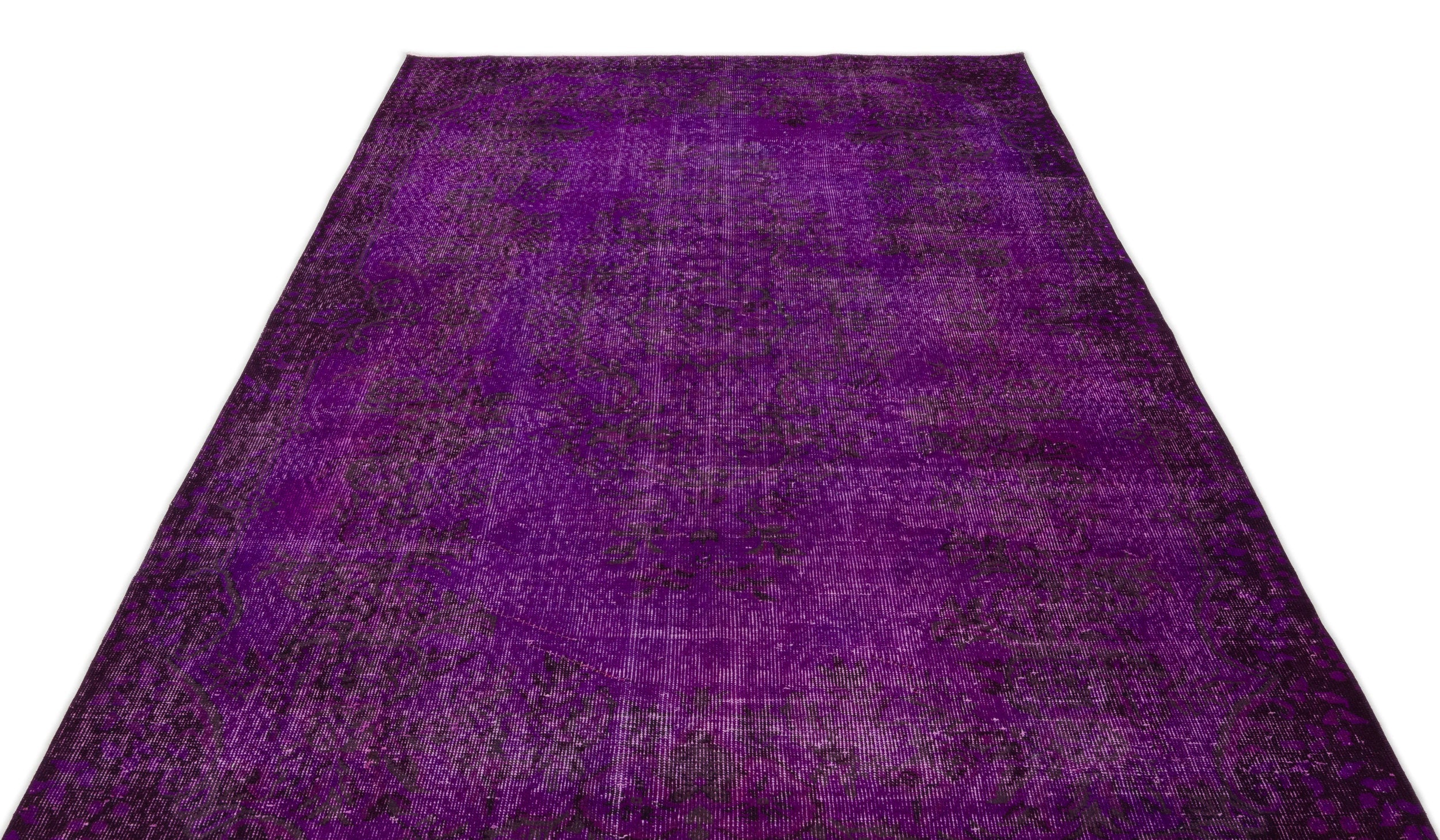 Atina Pink Vintage Wool Handmade Area Rug 5'11" x 9'1"