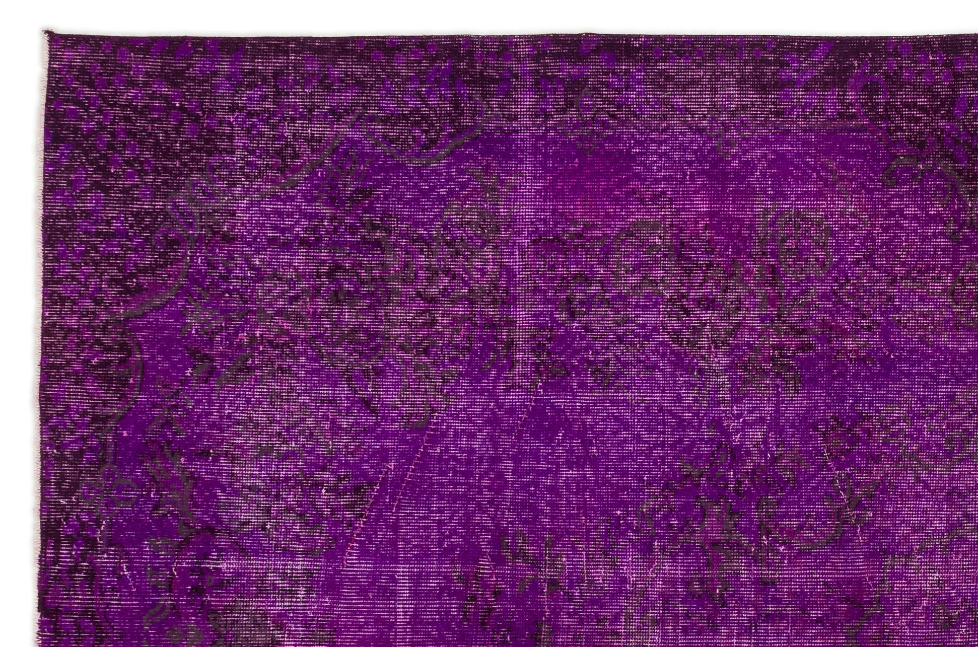 Atina Pink Vintage Wool Handmade Area Rug 5'11" x 9'1"