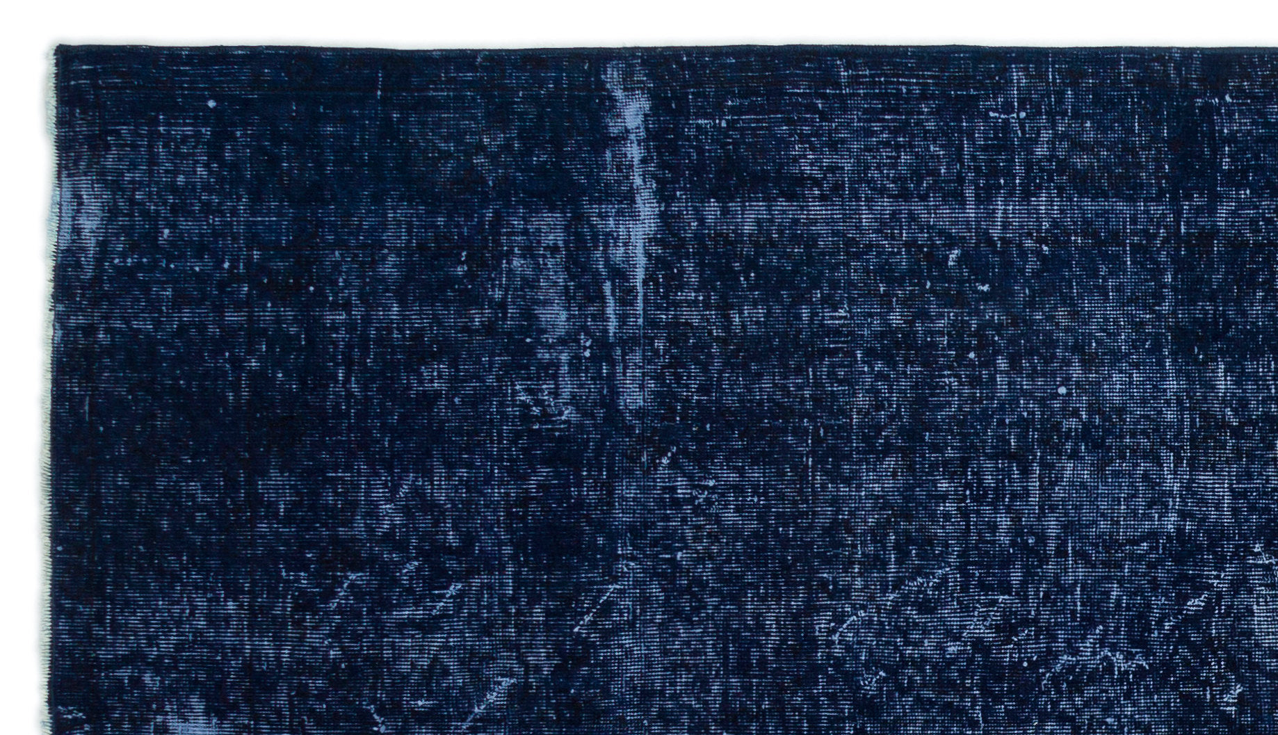 Atina Blue Vintage Wool Handmade Area Rug 4'11" x 8'7"