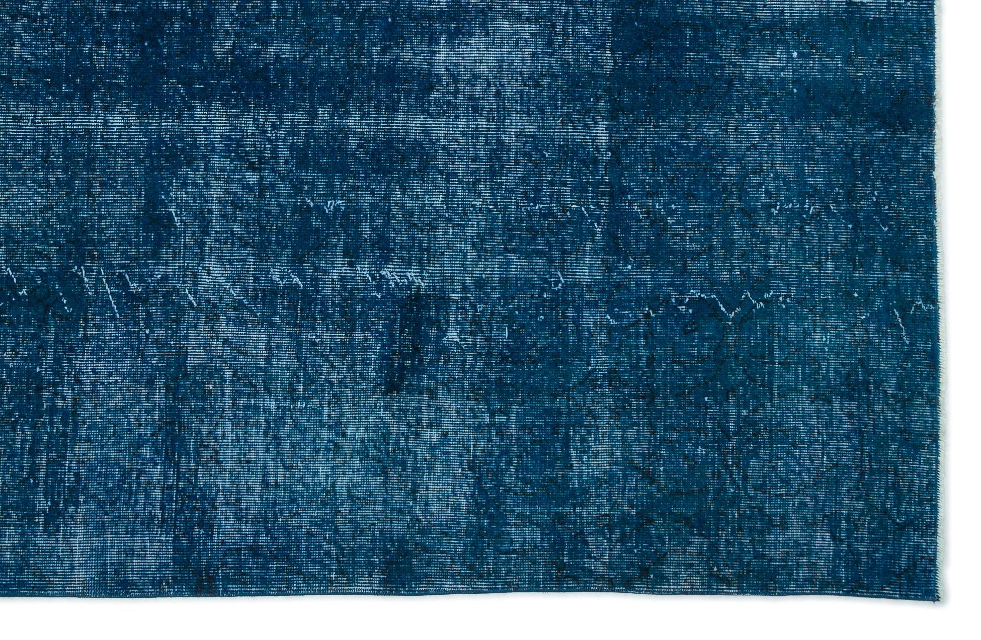 Atina Turquoise Vintage Wool Handmade Area Rug 5'10" x 9'2"