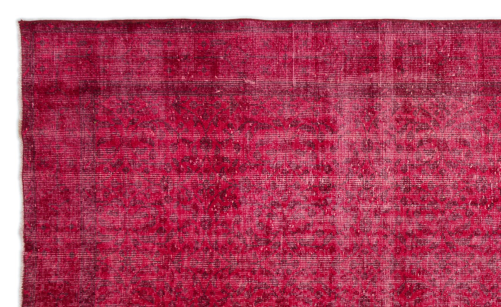Atina Red Vintage Wool Handmade Area Rug 5'11" x 9'9"