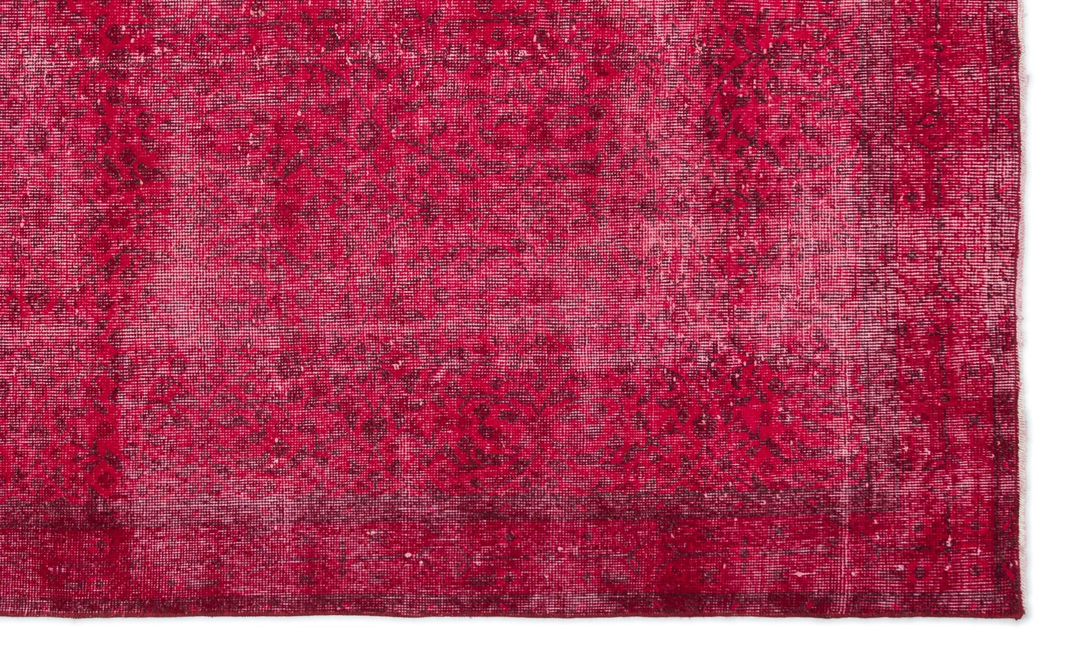 Atina Red Vintage Wool Handmade Area Rug 5'11" x 9'9"