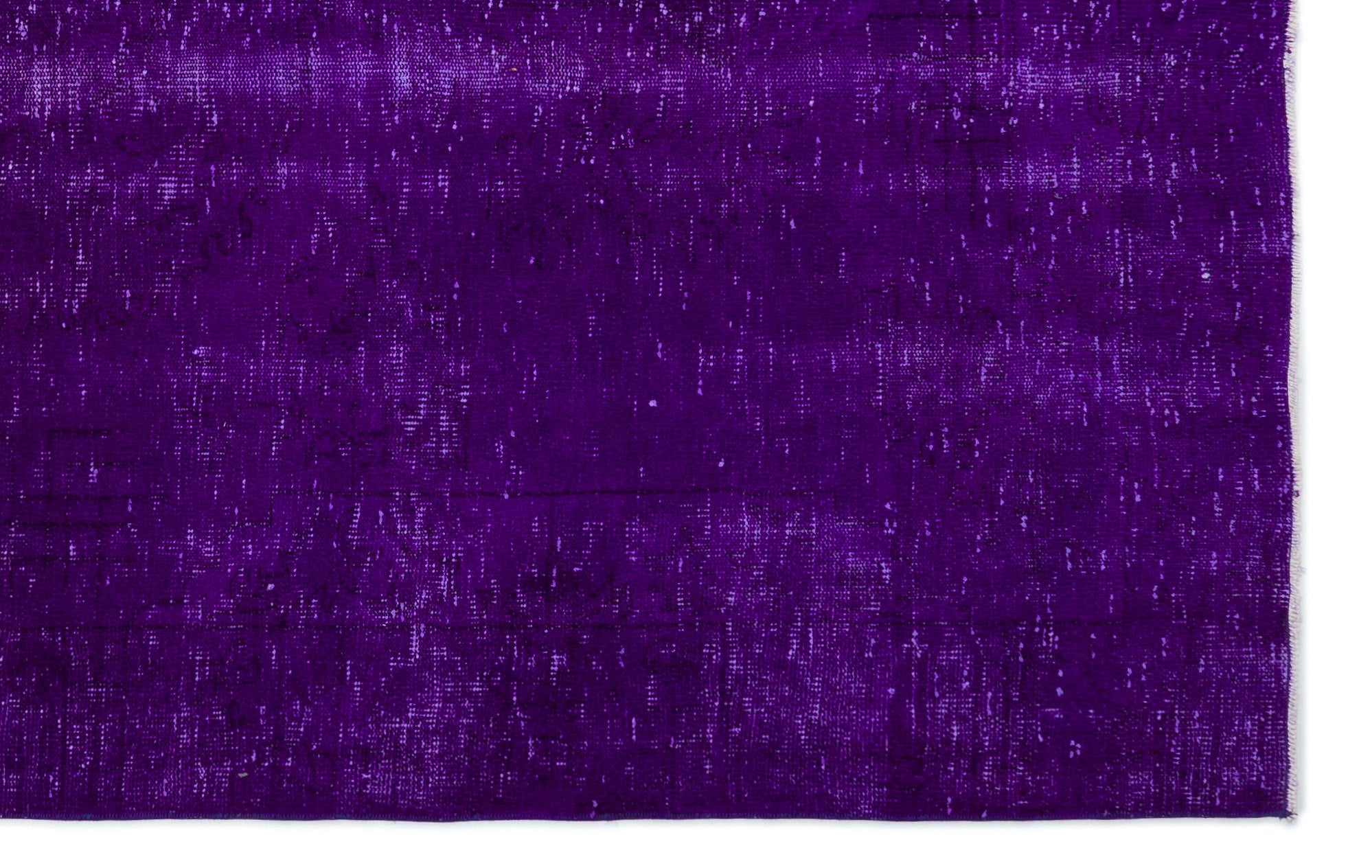 Atina Purple Vintage Wool Handmade Area Rug 5'9" x 9'1"