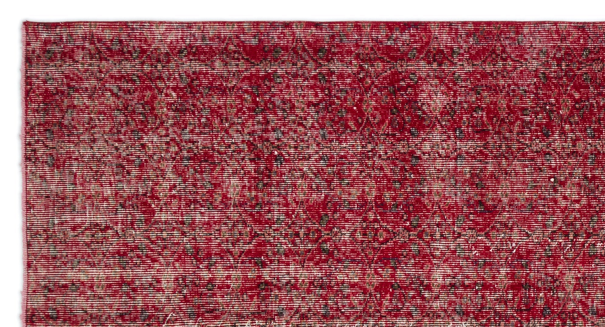 Atina Red Vintage Wool Handmade Area Rug 5'5" x 8'5"