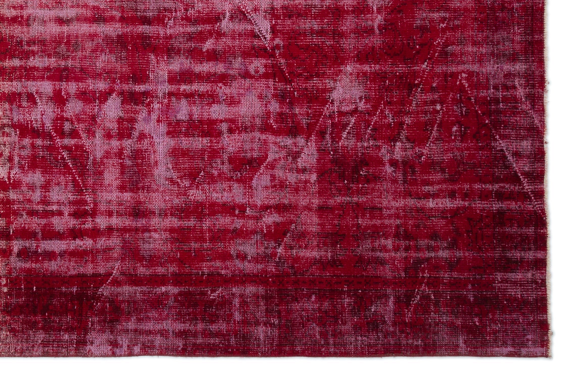 Atina Red Vintage Wool Handmade Area Rug 6'10" x 10'6"