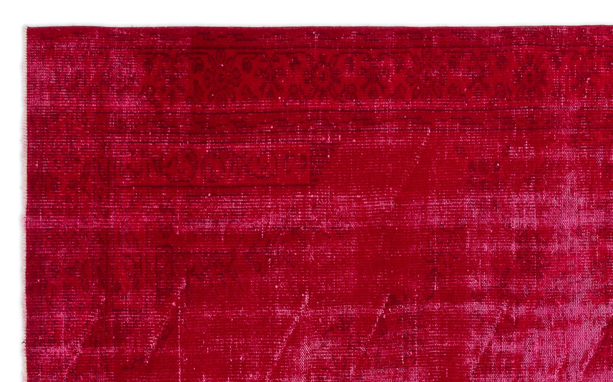 Atina Red Vintage Wool Handmade Area Rug 5'8" x 9'3"