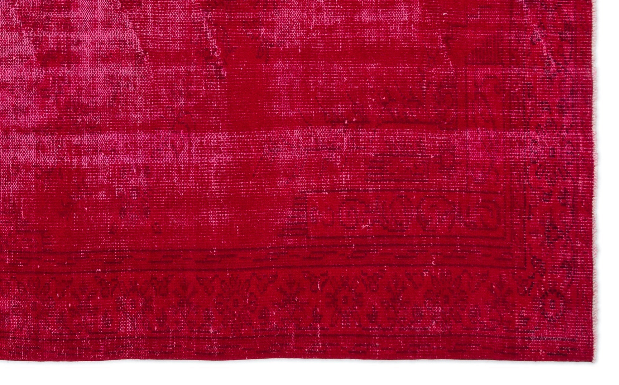 Atina Red Vintage Wool Handmade Area Rug 5'8" x 9'3"