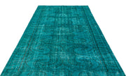 Atina Turquoise Vintage Wool Handmade Area Rug 6'0" x 9'3"