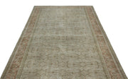 Atina Green Vintage Wool Handmade Area Rug 5'0" x 8'9"
