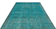 Atina Turquoise Vintage Wool Handmade Area Rug 6'11" x 10'1"