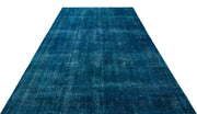 Atina Turquoise Vintage Wool Handmade Area Rug 6'6" x 10'1"