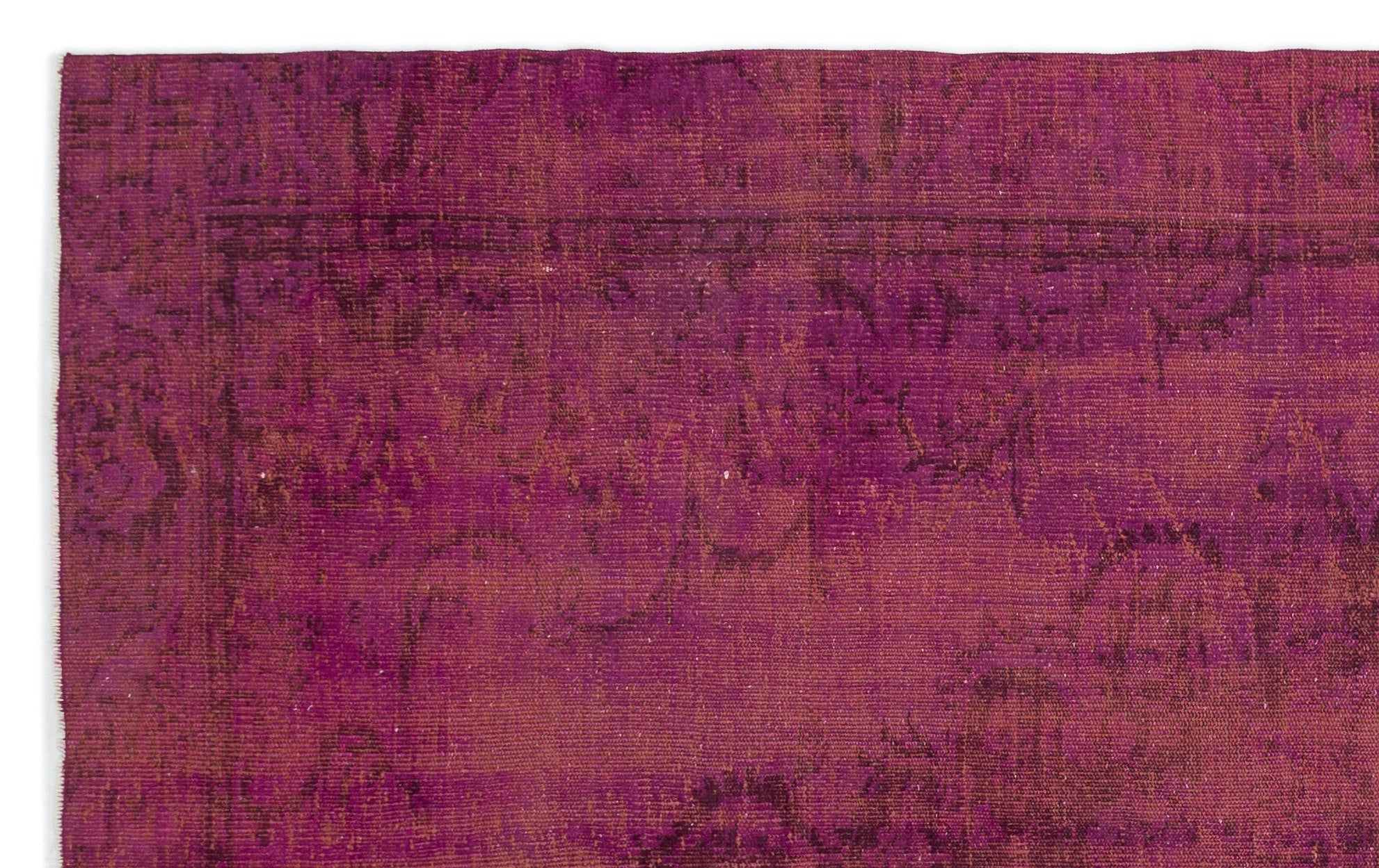 Atina Red Vintage Wool Handmade Area Rug 5'9" x 9'1"