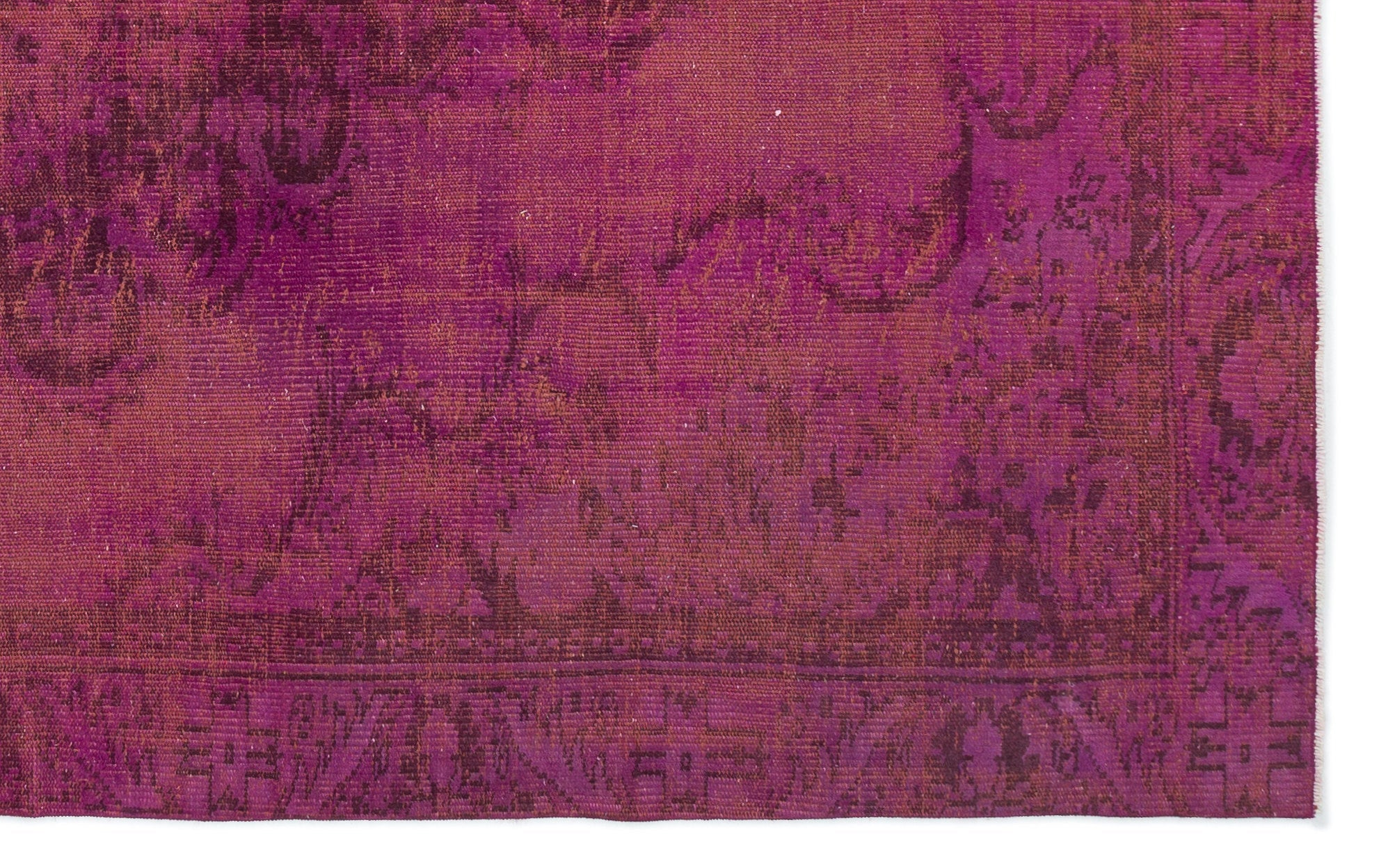 Atina Red Vintage Wool Handmade Area Rug 5'9" x 9'1"