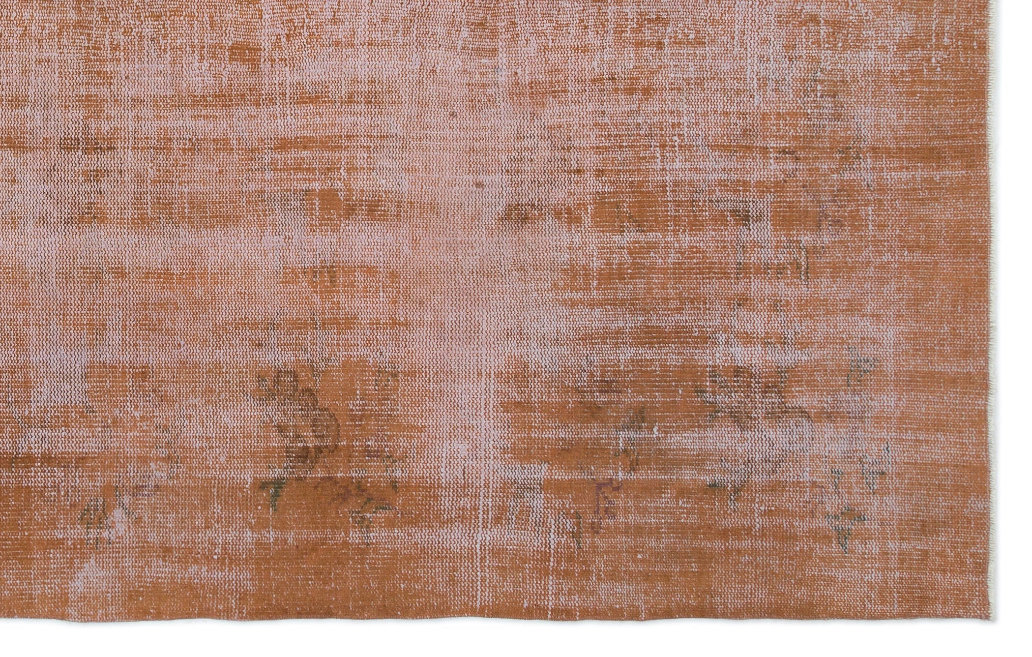Atina Brown Vintage Wool Handmade Area Rug 6'0" x 9'4"