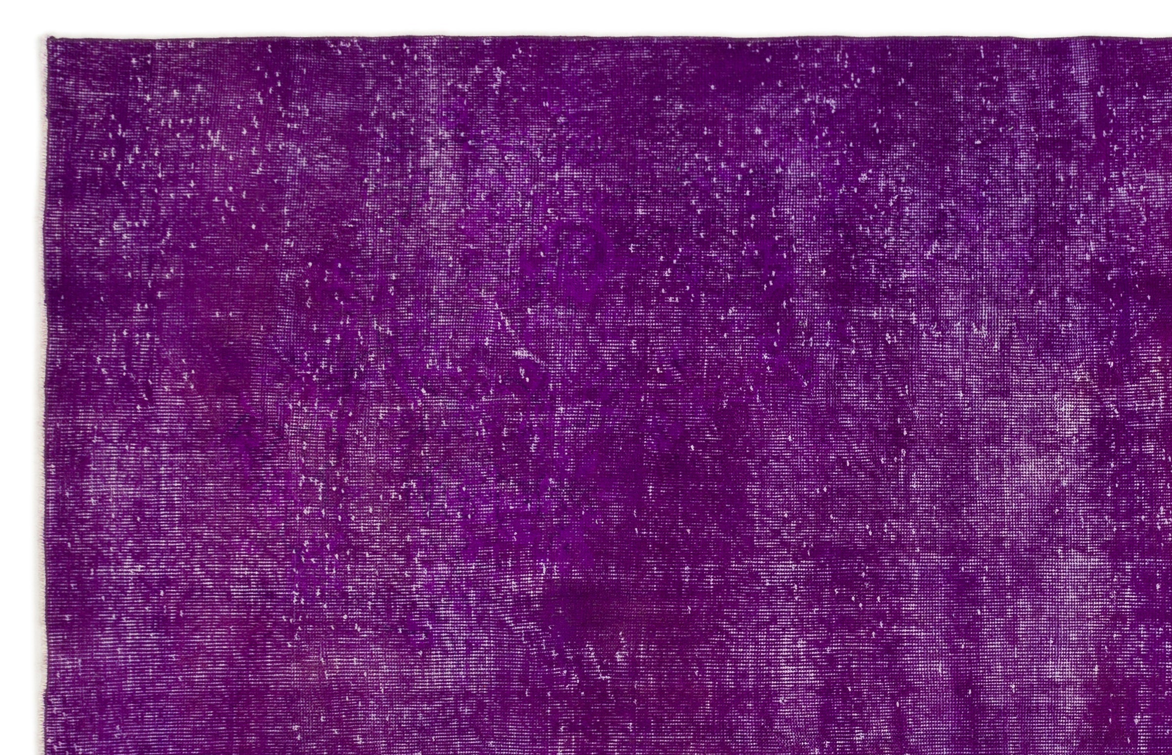 Atina Purple Vintage Wool Handmade Area Rug 7'0" x 10'8"