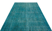 Atina Turquoise Vintage Wool Handmade Area Rug 6'1" x 10'0"