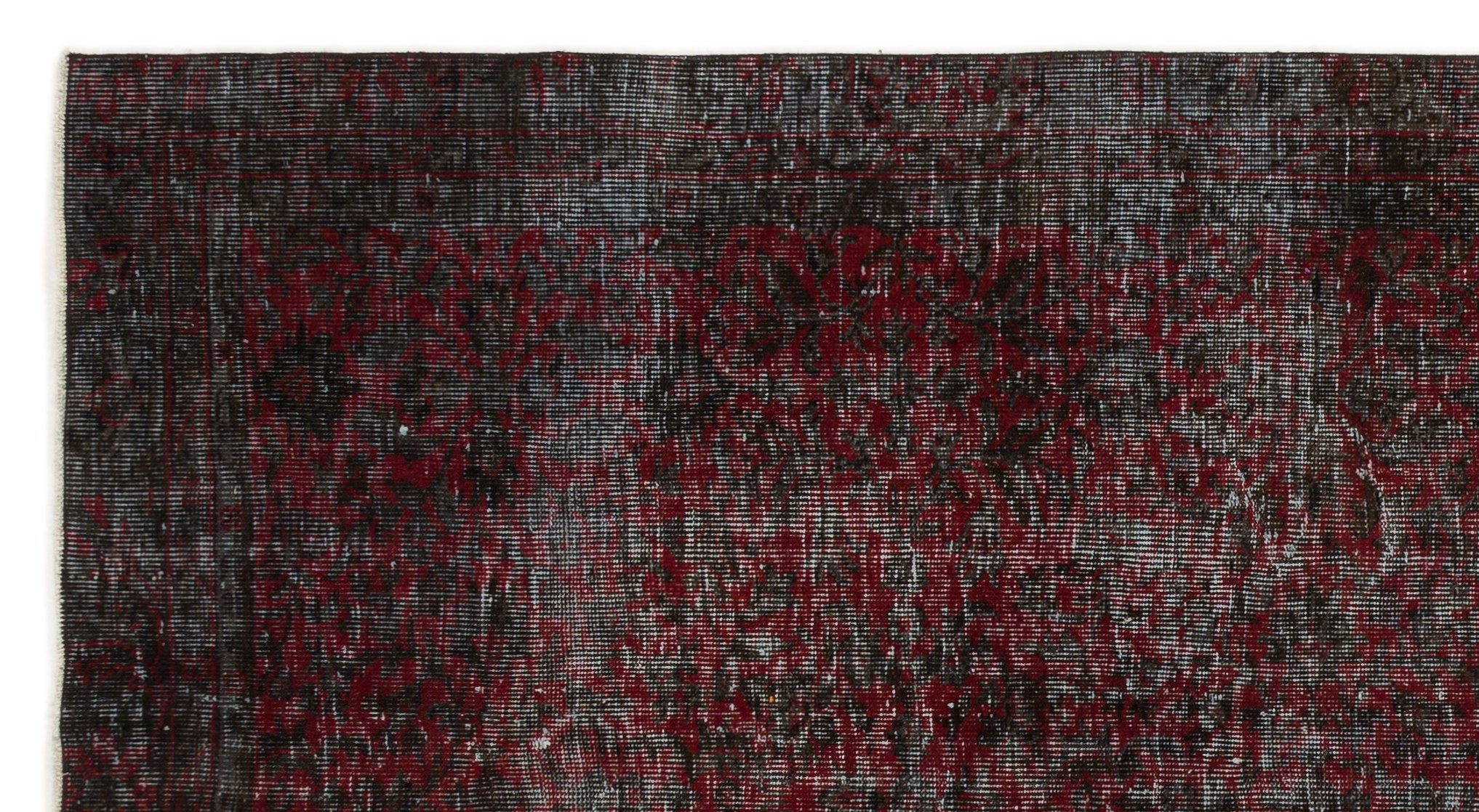 Atina Red Vintage Wool Handmade Area Rug 5'4" x 8'4"