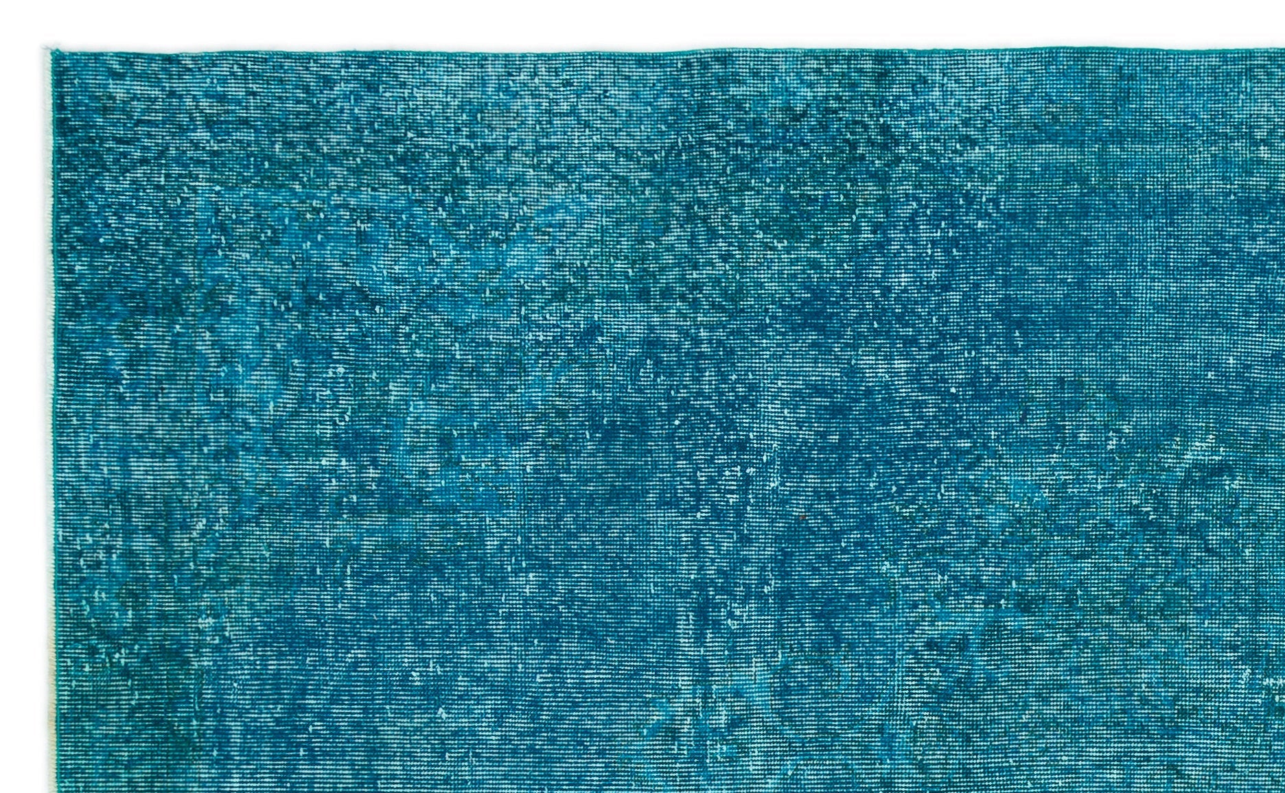 Atina Turquoise Vintage Wool Handmade Area Rug 5'1" x 8'6"