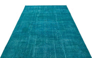 Atina Turquoise Vintage Wool Handmade Area Rug 5'1" x 8'2"