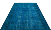 Atina Turquoise Vintage Wool Handmade Area Rug 6'2" x 9'5"