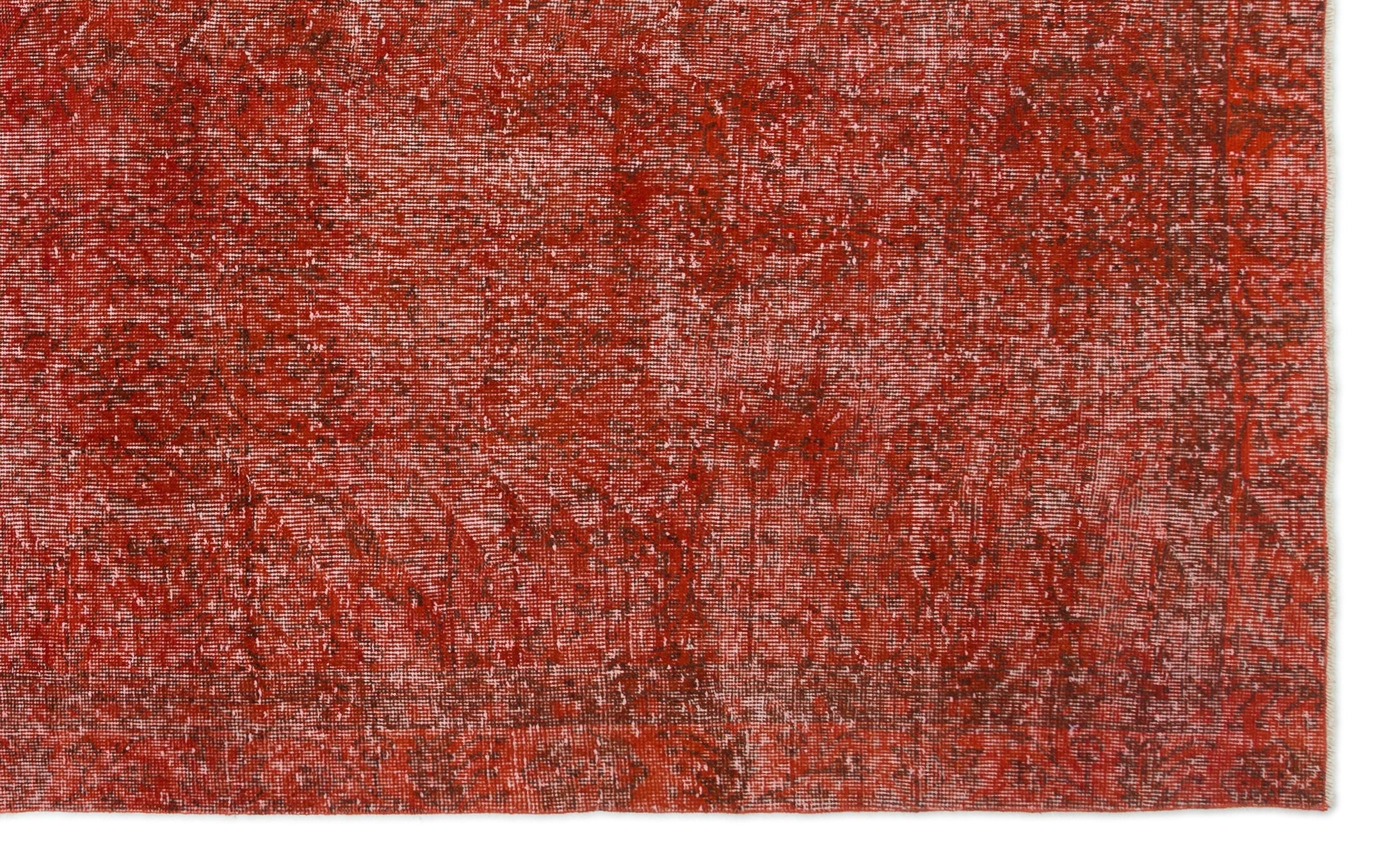 Atina Orange Vintage Wool Handmade Area Rug 6'1" x 9'11"