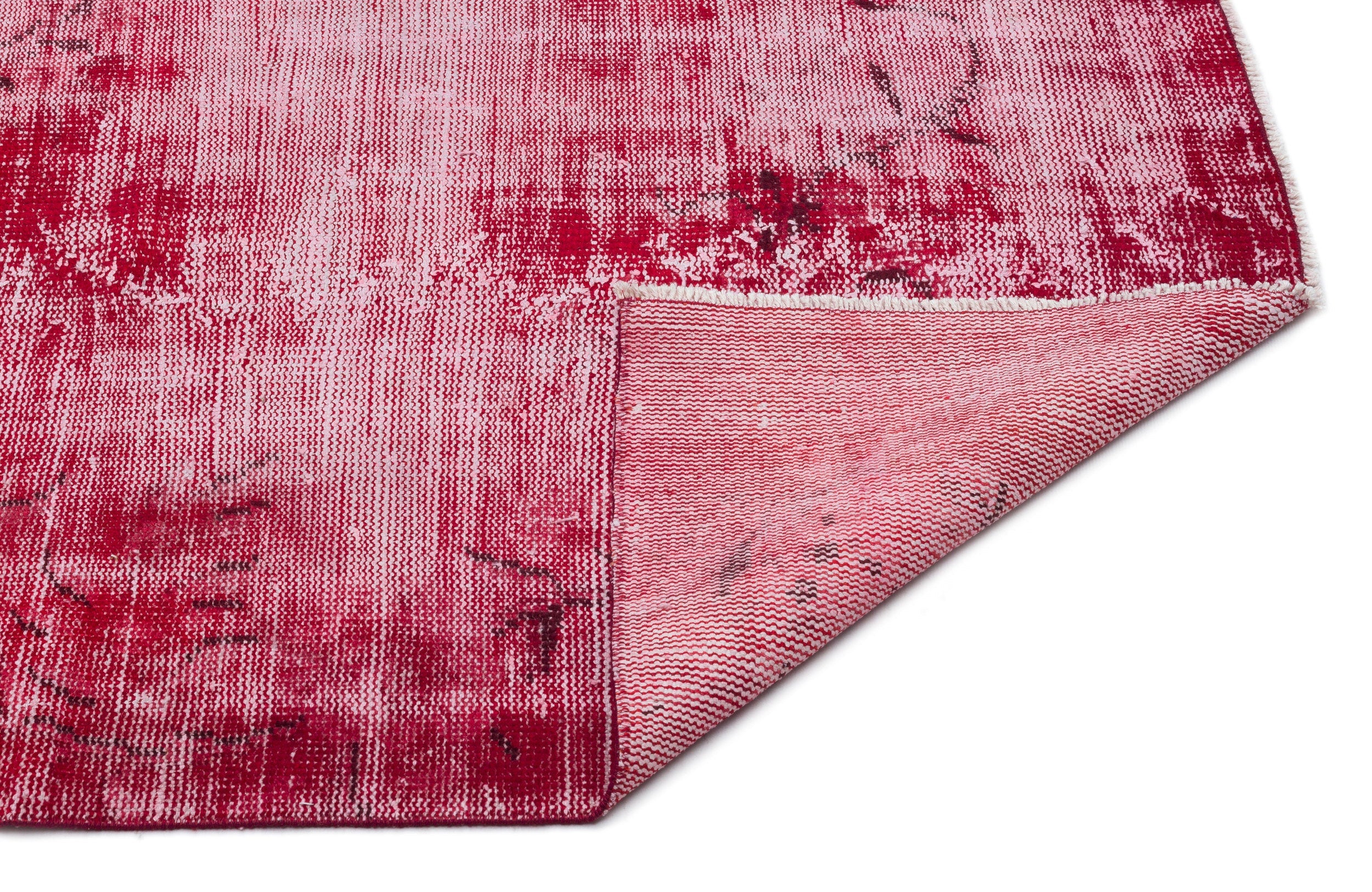 Atina Red Vintage Wool Handmade Area Rug 6'2" x 9'8"