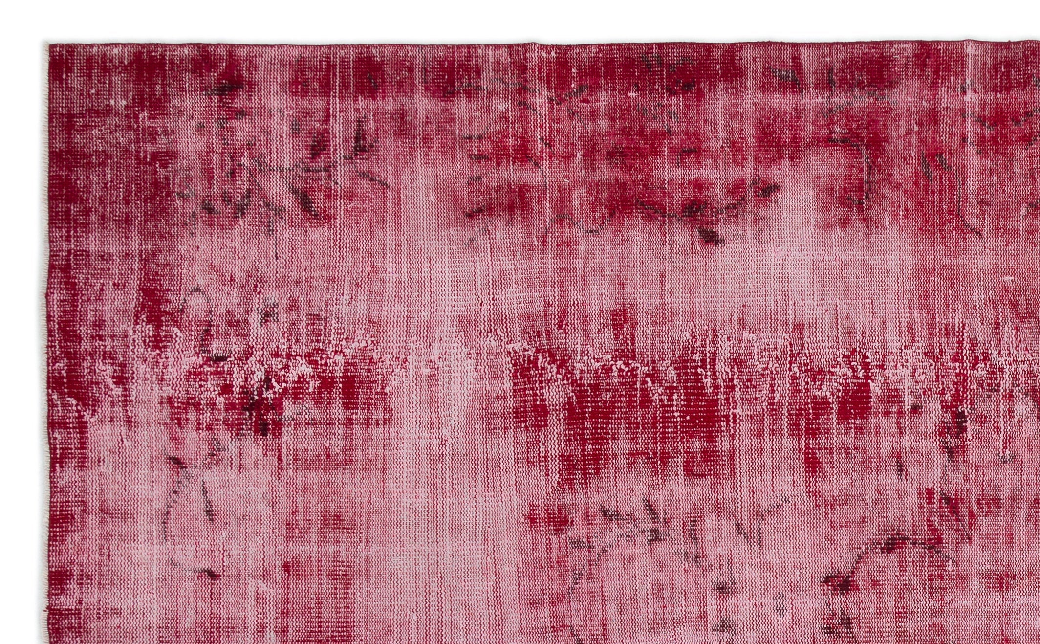 Atina Red Vintage Wool Handmade Area Rug 6'2" x 9'8"