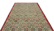 Atina Beige Vintage Wool Handmade Area Rug 6'4" x 9'11"