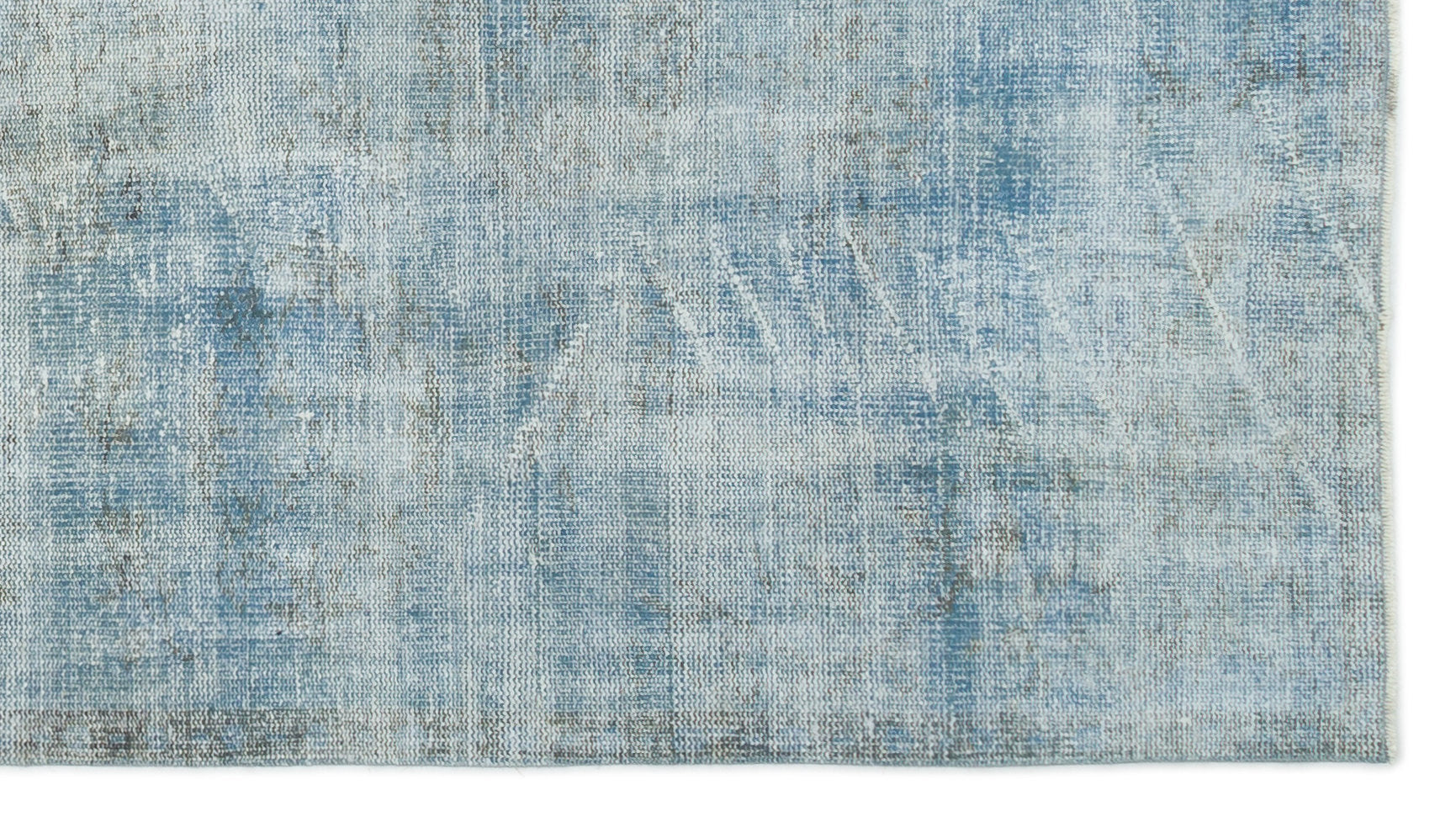 Atina Blue Vintage Wool Handmade Area Rug 4'6" x 8'0"