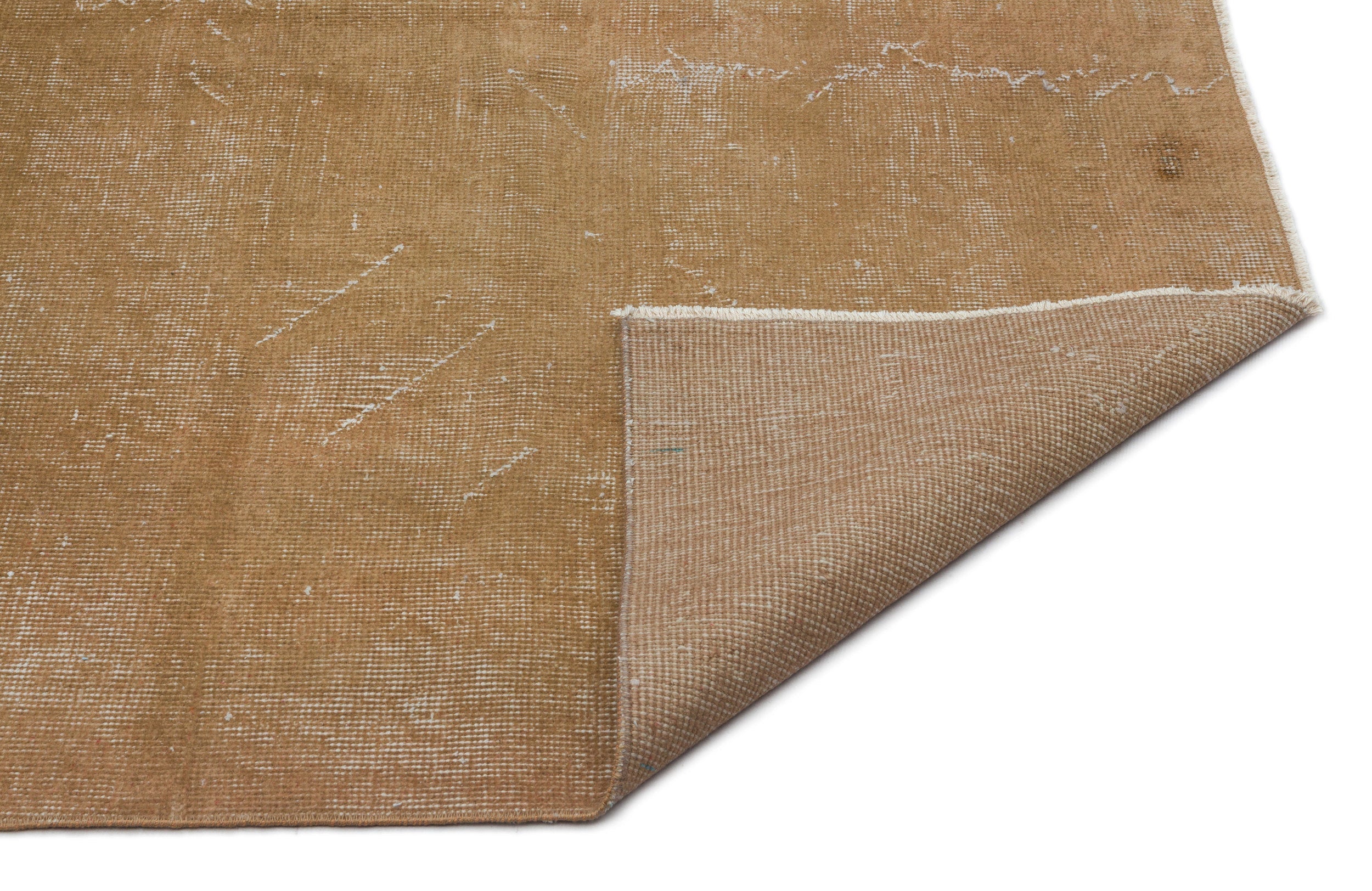 Atina 19905 Brown Vintage Wool Handmade Area Rug 5'4" x 9'2"
