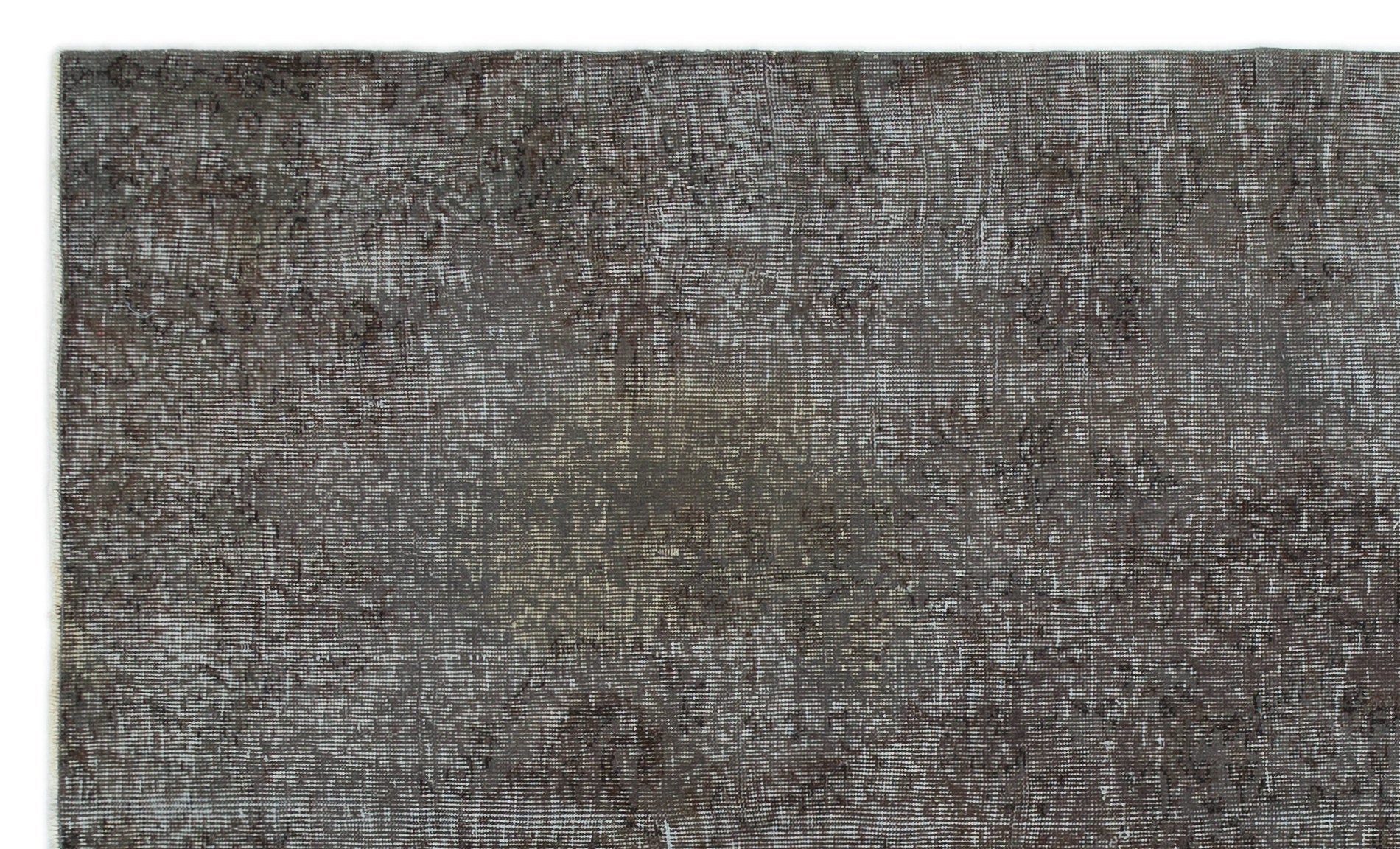 Atina Grey Vintage Wool Handmade Area Rug 5'3" x 8'10"